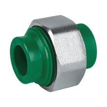 Cargar imagen en el visor de la galería, TUERCA UNION PP-R 20X20 MM 1/2 VERDEPLUS TERMOFUSIONABLE