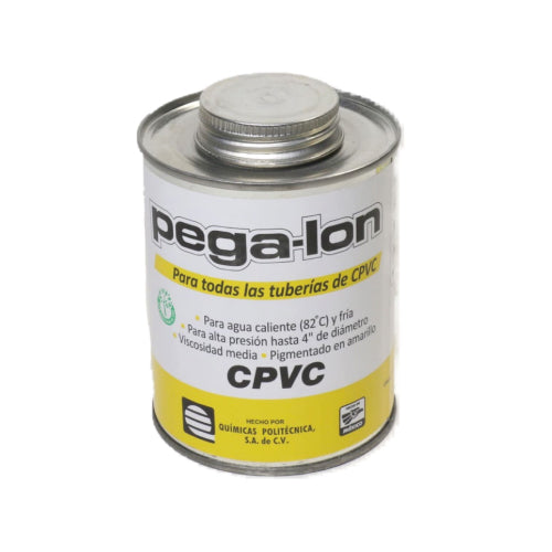 PEGAMENTO CPVC P/TUBERIA 500ML ETIQUETA AMARILLA PEGA-LON