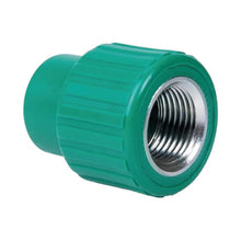 Cargar imagen en el visor de la galería, CONECTOR HEMBRA PP-R 20MM 1/2 VERDEPLUS TERMOFUSIONABLE