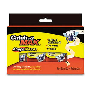 TRAMPA C/PEGAMENTO P/MOSCA C/4 CATCH-A MAX CATCH-A 9144