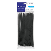 Cargar imagen en el visor de la galería, BOLSA CON 50 CINCHOS PLÁSTICOS 40 LB 200X3.5 MM NEGROS VOLTECK CIN-4020N 44324