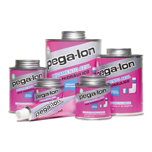 PEGAMENTO PVC P/TUBERIA 250ML ETIQUETA MAGENTA PEGA-LON