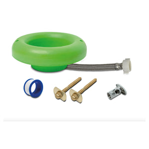 KIT CUELLO FLEXIBLE CON MAGUERA DE VINIL Y VÁLVULA. INCLUYE TORNILLOS DE SUJECIÓN AL PISO MIBER KW-06