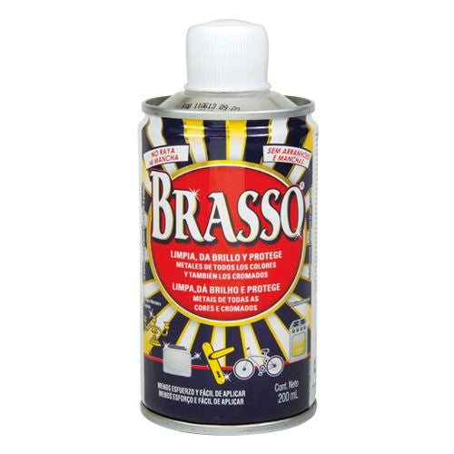 LIMPIADOR BRASSO P/METALES 200ML RECKITT|60007