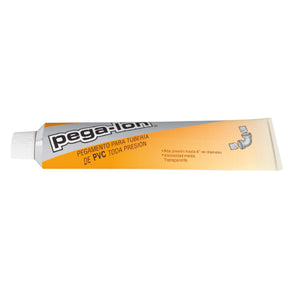 PEGAMENTO PVC P/TUBERIA 50ML ETIQUETA NARANJA PEGA-LON