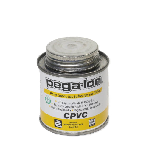 PEGAMENTO CPVC P/TUBERIA 90ML ETIQUETA AMARILLA PEGA-LON