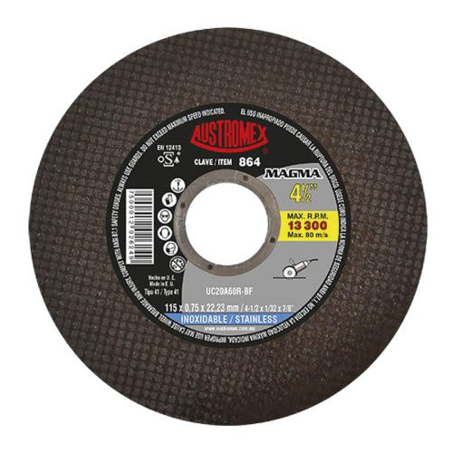 DISCO ULTRA PRECISO P/CORTE 41/2 X 1/32 X 7/8 MAGMA AUST 864