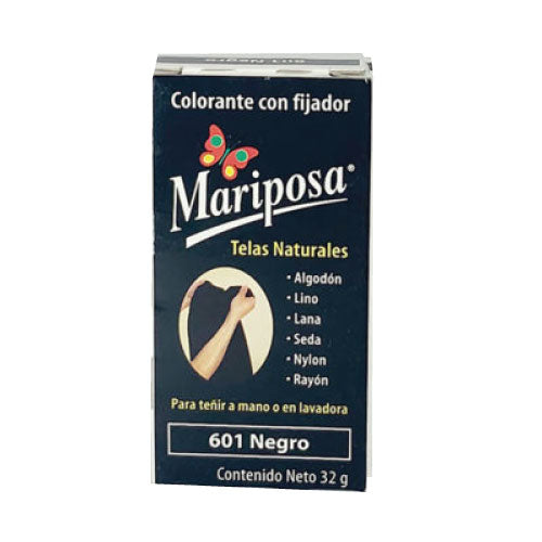 COLORANTE MARIPOSA PASTILLA NEGRO COLORIM 601