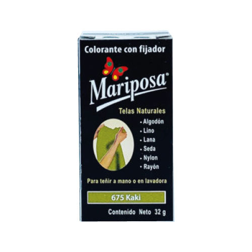 COLORANTE MARIPOSA PASTILLA KAKI OSCURO COLORIM 675