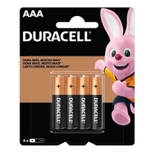 Cargar imagen en el visor de la galería, PILA ALCALINA DE 1.5 V AAA C4 PAQUETE DURACELL