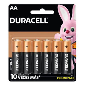 PILA RECARGABLE AA6 PAQUETE DURACELL