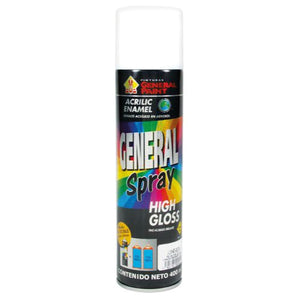 PINTURA SPRAY BRILLANTE BLANCO 400ml