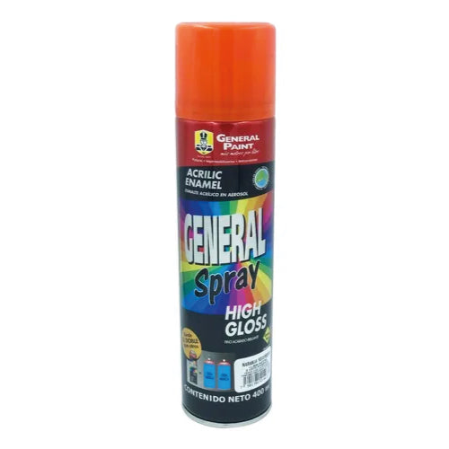 PINTURA SPRAY BRILLANTE  NARANJA SEGURIDAD 400ml