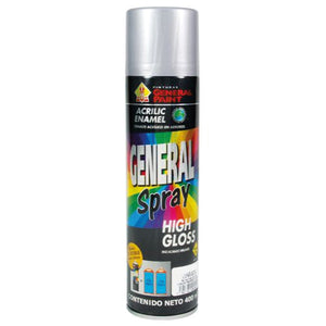 PINTURA SPRAY BRILLANTE  ALUMINIO 400ml