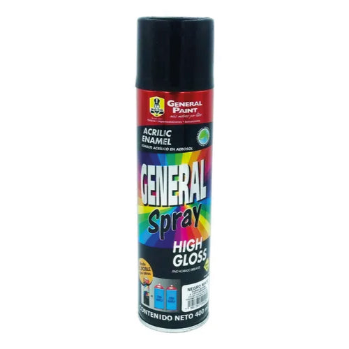 PINTURA SPRAY NEGRO MATE 400ml