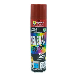 PINTURA SPRAY BRILLANTE ROJO OXIDO 400ml