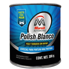 Cargar imagen en el visor de la galería, POLISH PASTA MARVIL BLANCO 300GR PERMATEX|110213