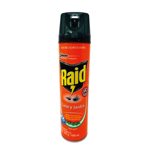 INSECTICIDA RAID CASA Y JARDIN 400ML JOHNSON|2595