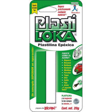 Cargar imagen en el visor de la galería, ADHESIVO PLASTILOKA PLASTILINA VERDE EPOXICA 20GR KOLALOKA