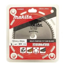 Cargar imagen en el visor de la galería, Disco Sierra Multimaterial 7-1/4 X 60d Makita D63622