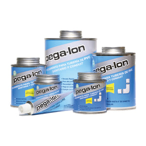 PEGAMENTO PVC P/TUBERIA 980ML ETIQUETA AZUL PEGA-LON