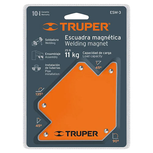 ESCUADRA MAGNETICA PARA SOLDAR 11 KG TRUPER ESM-3