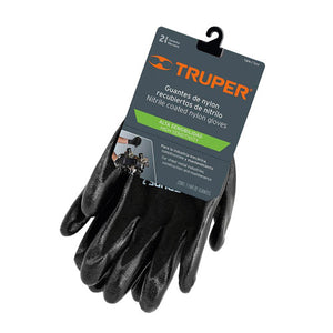 GUANTES DE NYLON RECUBIERTOS DE POLIURETANO GRANDES TRUPER GU-113