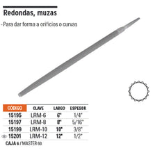 Cargar imagen en el visor de la galería, LIMA REDONDA MUZA 10&quot; 21815 TRUPER