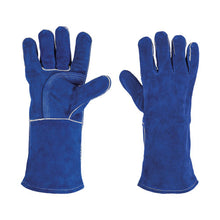 Cargar imagen en el visor de la galería, GUANTES AZULES REFORZADOS PARA SOLDADOR TRUPER GU-515