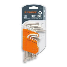 Cargar imagen en el visor de la galería, JUEGO DE LLAVES TORX, 9 PIEZAS TORX-9