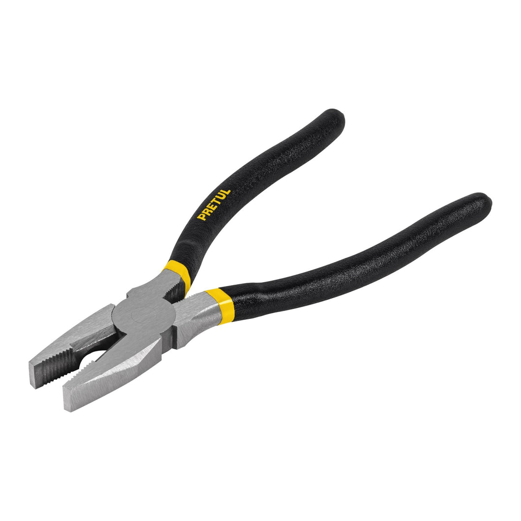 PINZA PARA ELECTRICISTA 8' MANGO DE VINIL PRETUL PEL-8P 22609