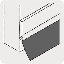 Cargar imagen en el visor de la galería, GUARDAPOLVO 100 CM ALUMINIO HERMEX GUPO-100A