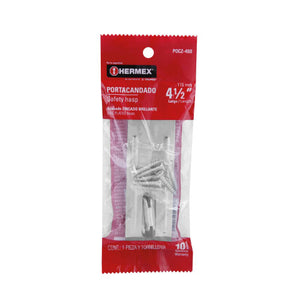 PORTACANDADO ACERO ZINCADO 4-1/2' HERMEX POCZ-450