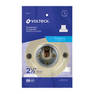 PORTALAMPARA DE BAQUELITA 2-1/4' VOLTECK POPL-13