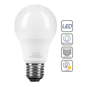 PACK DE 4 LÁMPARAS DE LED A19 9 W LUZ DE DÍA  VOLTECK LED-60FX4