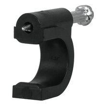 Cargar imagen en el visor de la galería, GRAPA PARA CABLE REDONDO 6 MM NEGRA BOLSA 20 PIEZAS VOLTECK GCU-6N