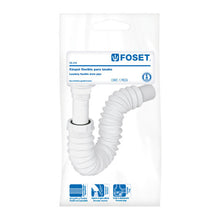 Cargar imagen en el visor de la galería, CESPOL FLEXIBLE P/LAVABO CON CONTRA POLIPROPILENO 1-1/4&#39; FOSET CE-235