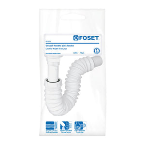 CESPOL FLEXIBLE P/LAVABO CON CONTRA POLIPROPILENO 1-1/4' FOSET CE-235