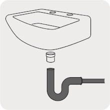 Cargar imagen en el visor de la galería, CESPOL FLEXIBLE PARA LAVABO PVC C/EXT 20 CM 1-1/4&#39; FOSET CE-238