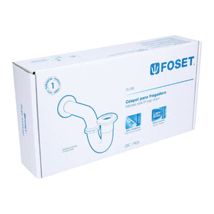 CESPOL P/LAVABO DE LATON SIN CONTRA, CROMO, 1-1/4' CE-210 FOSET