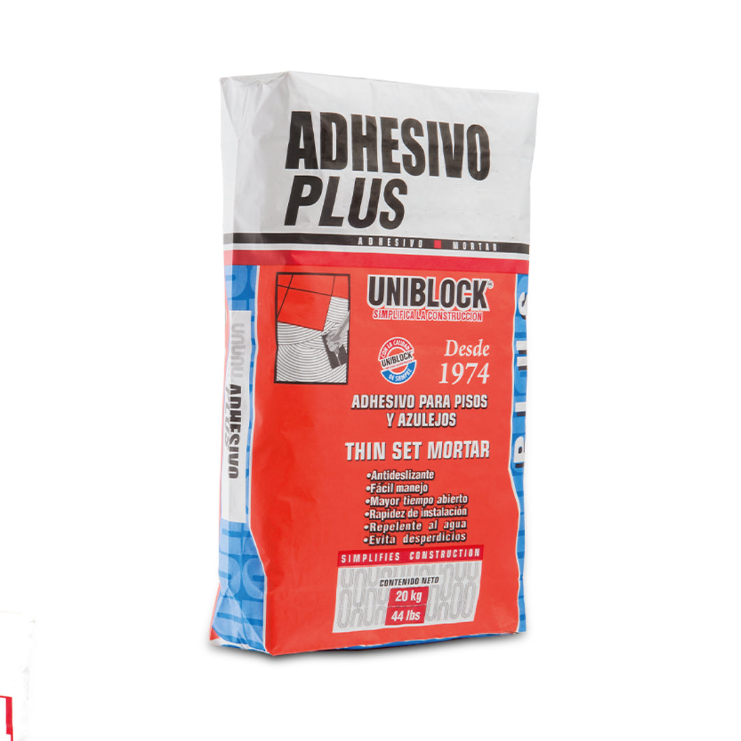 Adhesivo Plus Blanco 20 Kg Uniblock 30351