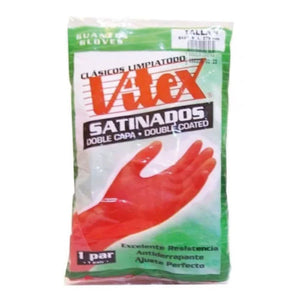 GUANTES DE LATEX NATURAL TALLA 8 VITEX ECON