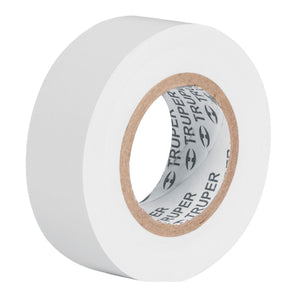 CINTA DE AISLAR DE 18 M X 19 MM BLANCA TRUPER M-33B 12506